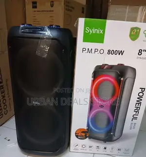 Syinix Powerful Bass Boom Speaker – Syndj280twd