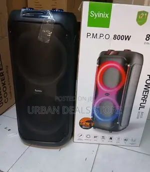 Syinix Powerful Bass Boom Speaker
