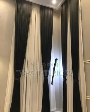 Black Curtains for Living Room Privacy Drapes