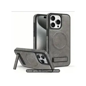 Pouch Leather Back Case for iPhone 13 Pro Max Bhujug