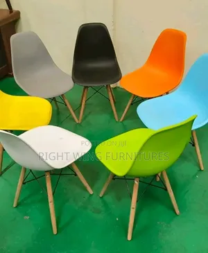 Multi Coloured Plastic Dining Chairs