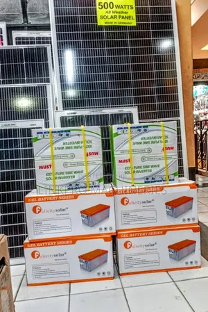 5 Kw Solar System- 5kva Must Hybrid Inverter,4 Pieces 200 Ah Battery