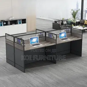 Office Workstations; Four Users MDF Made Executive Workstation Desks