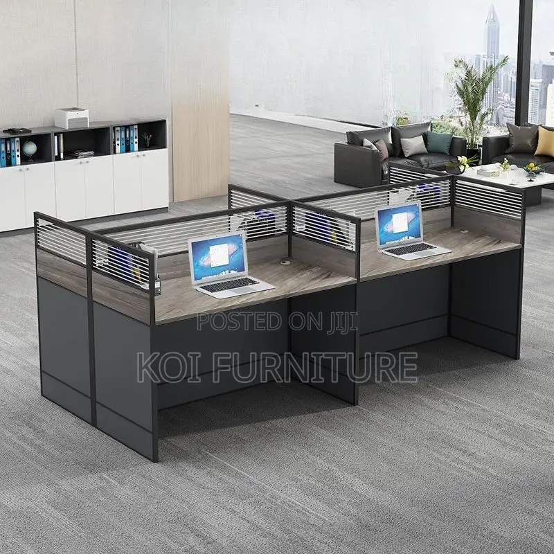 Office Workstations; Four Users MDF Made Executive Workstation Desks