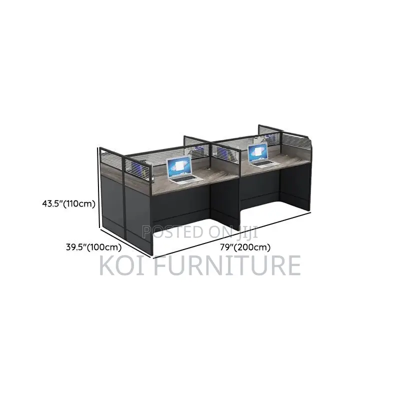 Office Workstations; Four Users MDF Made Executive Workstation Desks