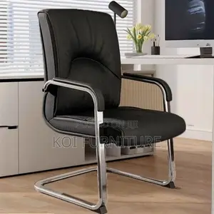 Office Chairs; Leather Office Visitors Waiting Desk Chair