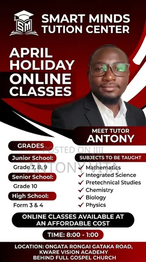 Online Lessons (Mathematics, Chemistry, Biology,Physics)