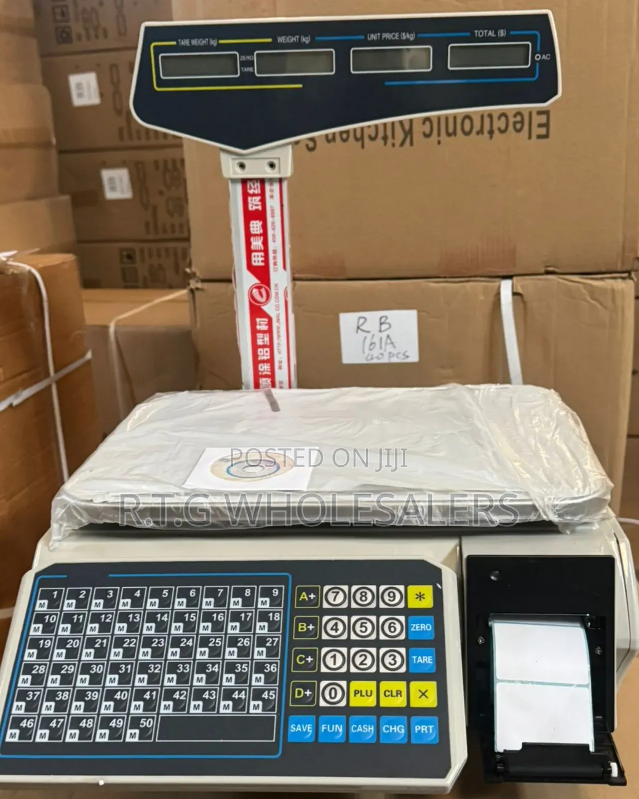 30kg Electronic Barcode Label Printing Scale