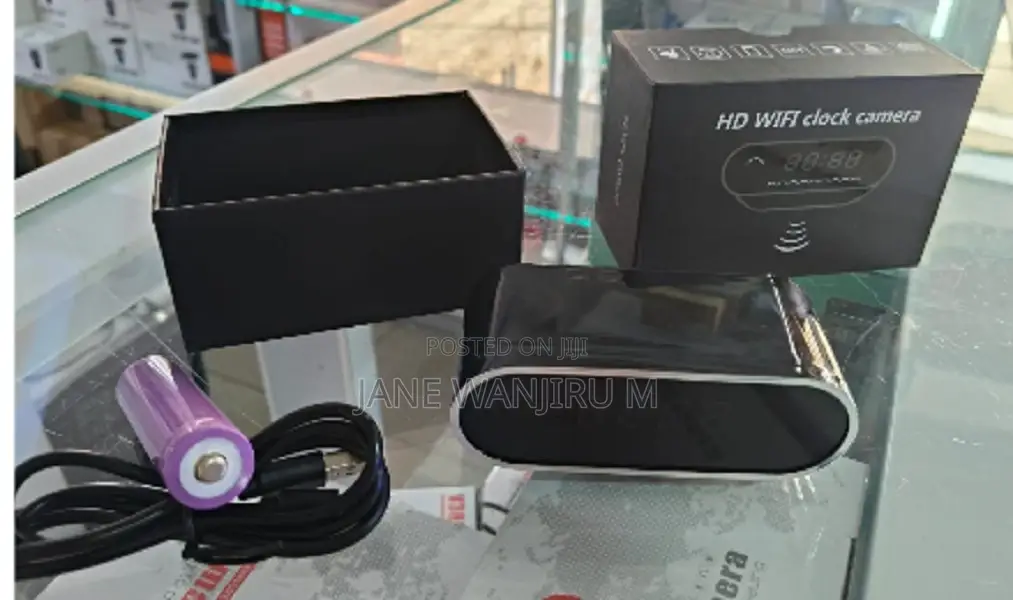 1080p Full Hd Mini Table Clock Wifi Spy Hidden Camera