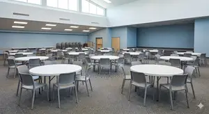 Heavy Duty 1.5m Round Folding Table – Perfect for Events