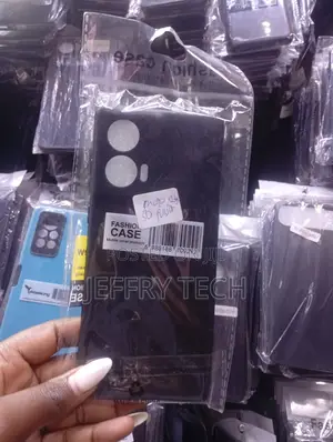 Motorola Edge 50 Fusion Black Silicone/Tpu Phone Case