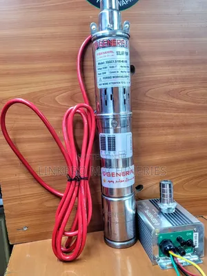Brushless Solar Pump With Control Box
500 Watts 
Dc 48v
100mtrs Head