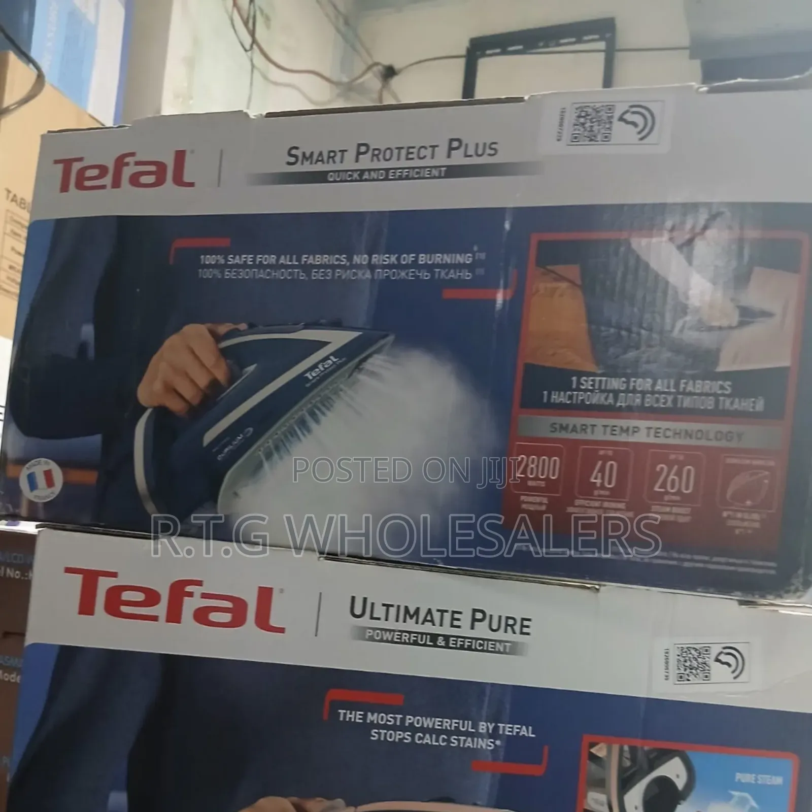 Tefal Steam Iron Box Powerful Fast Heating