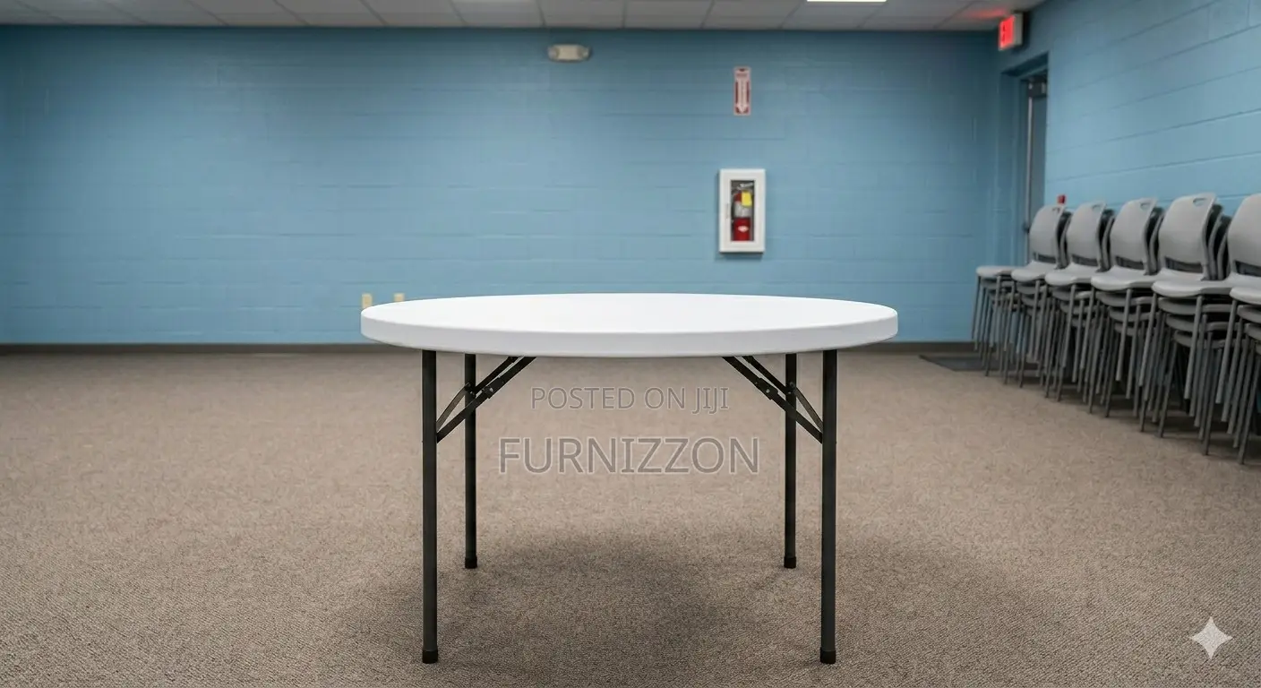 1.5m Round Folding Table – Durable, Stylish Easy to Use