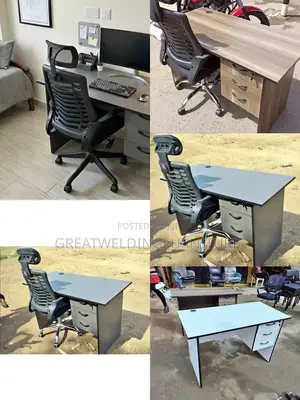Headrest Office Chair With Vintage Desk S