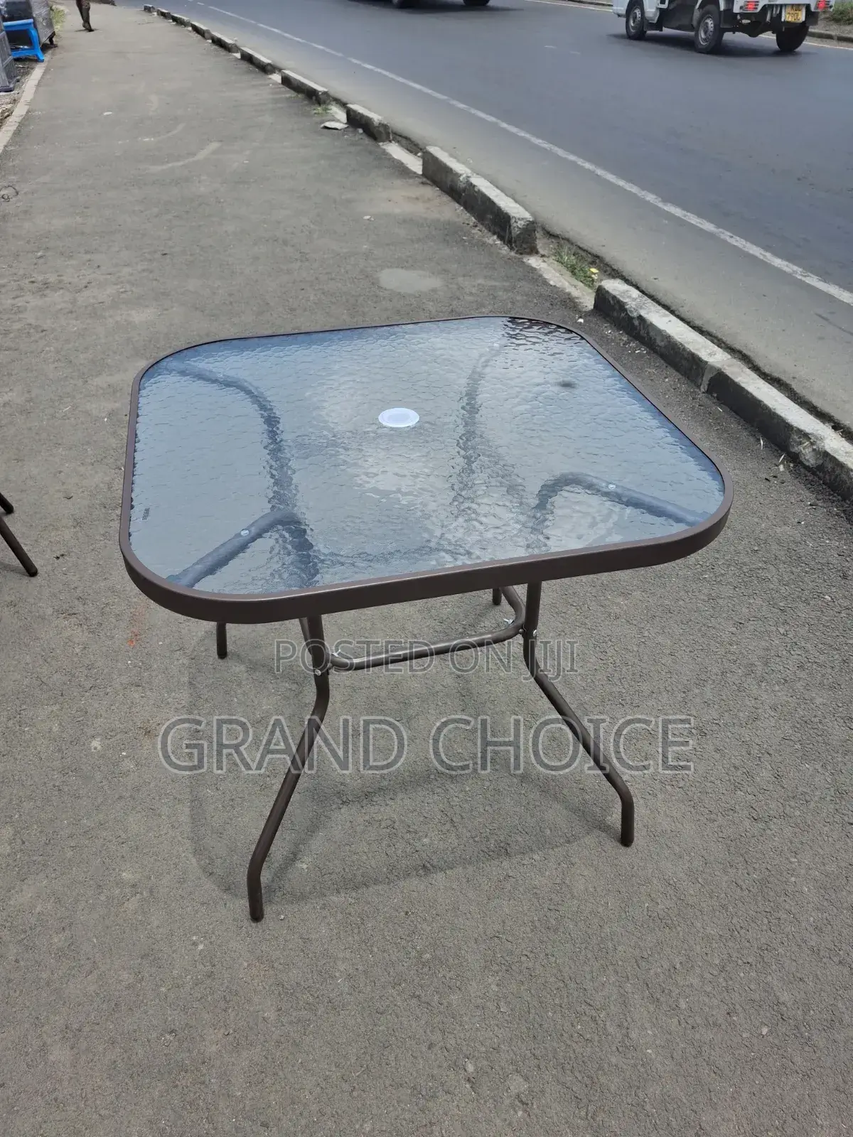 Balcon Square Glass Table