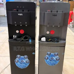 Von Electric Hot Cold Water Dispenser With Storage Cabinet