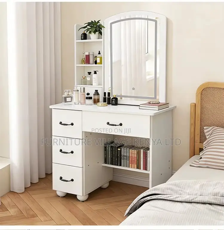 White Imported Bedroom Vanity Dressing Table
