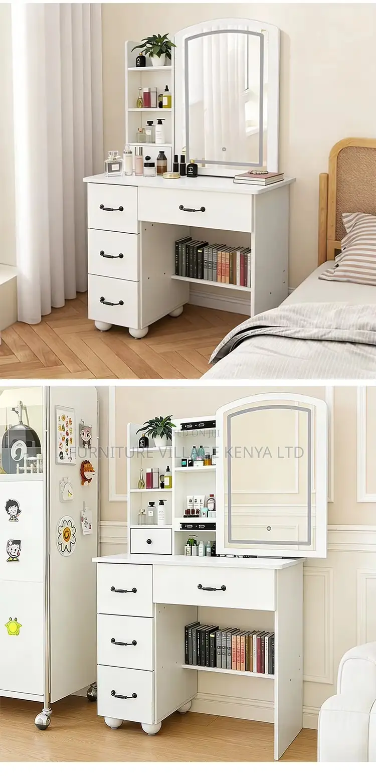 White Imported Bedroom Vanity Dressing Table