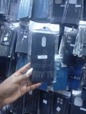 Oneplus 7 Matte Black Tpu Silicone Protective Case