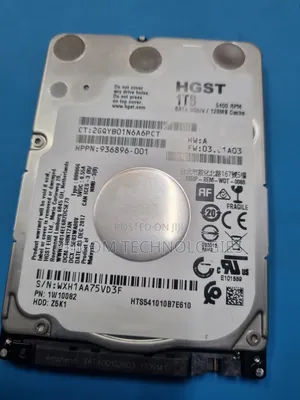 HGST 1tb 2.5" Laptop Hard Disk