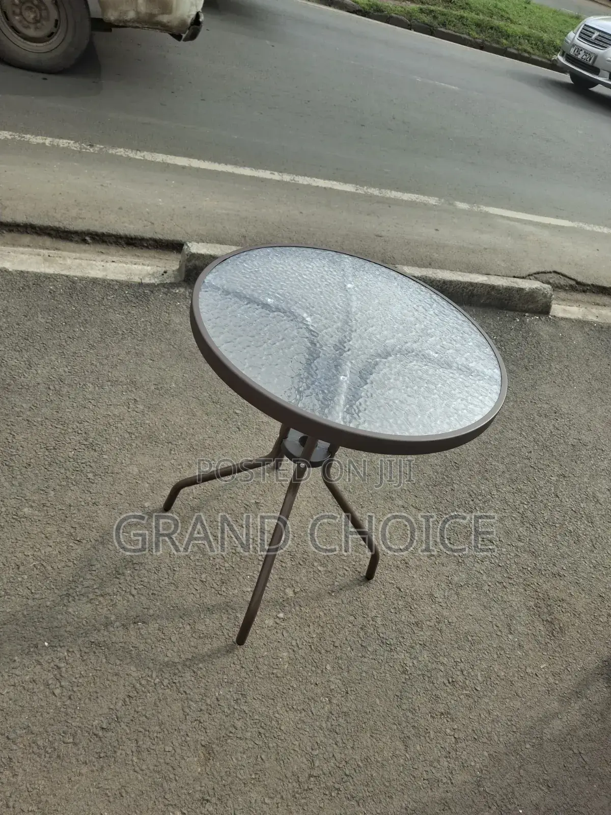 Round Outdoor Balcon Table Rattan