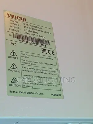 Veichi 22kw VFD / Pump Inverter / Variable Frequency Drive