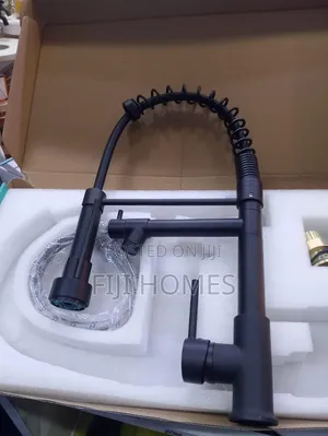 Brimix Kitchen Mixer Tap - Stainless Steel With a Pull-Down Sprayer.