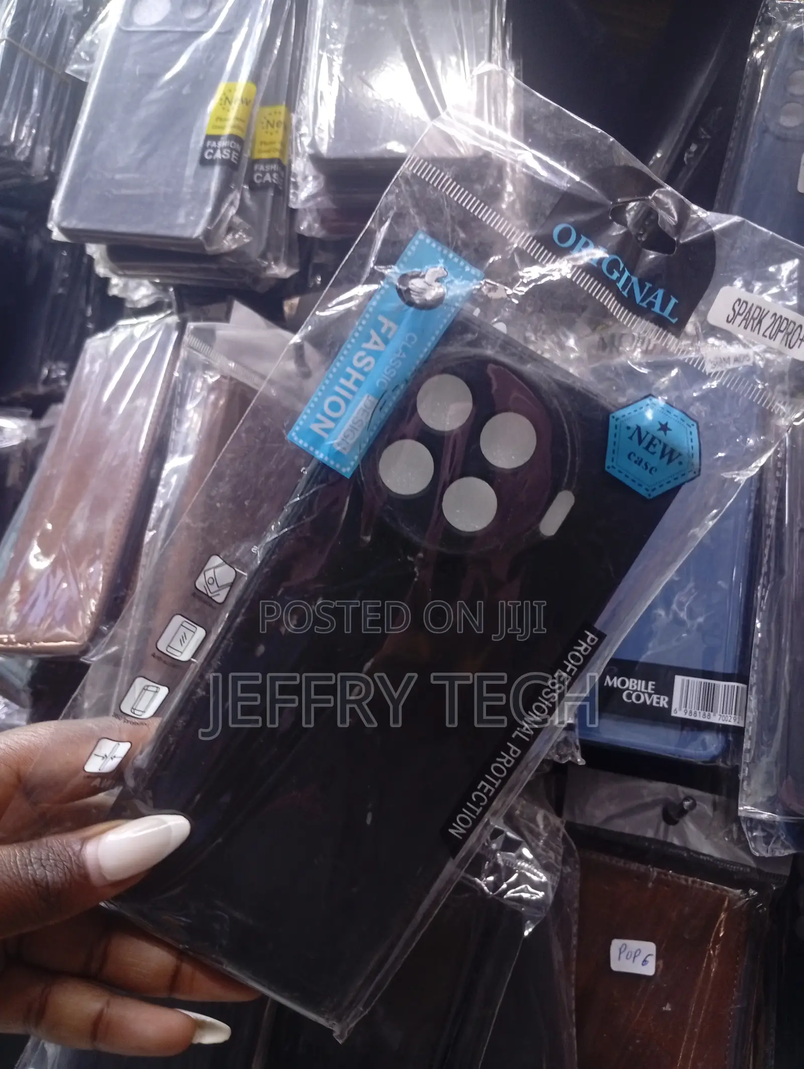 Tecno Camon 30 Black Silicone Phone Case