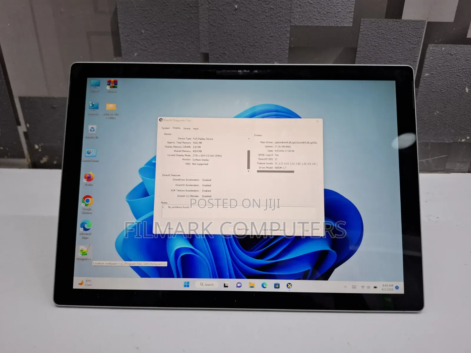 Laptop 8GB Intel Core i5 SSD 256GB
