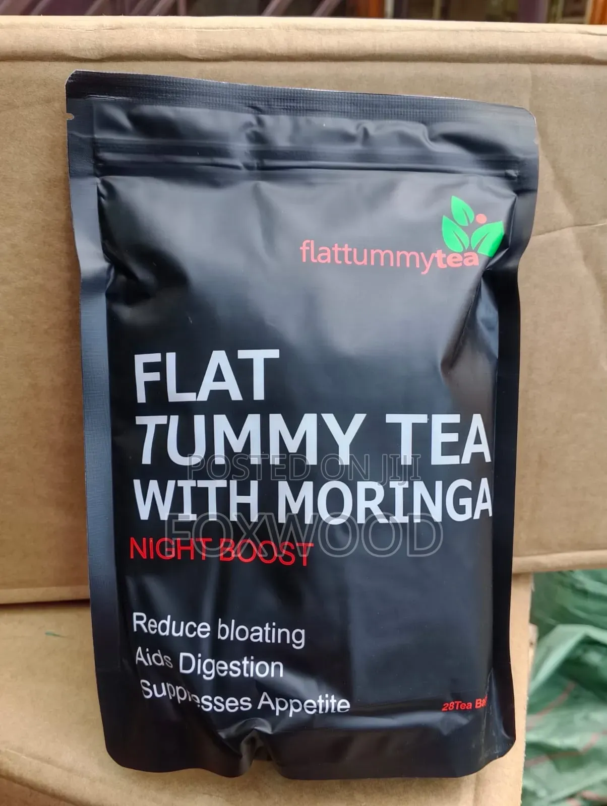 Flat Tummy Tea With Moringa - Night Boost".