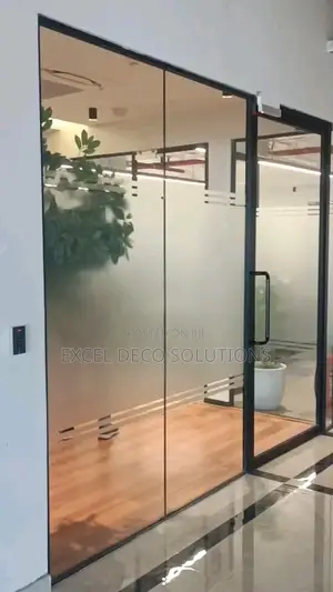 Frosted Window Film for Bathroom, Office and Glass Door Use