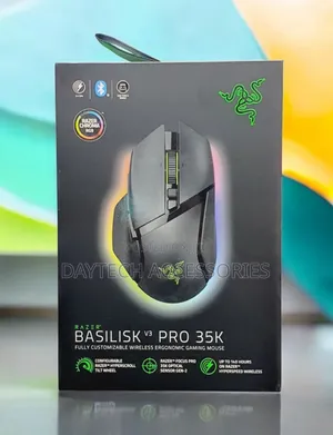 Razer Basilisk V3 Pro Optical Gaming Mouse With Hyperscroll Tilt.