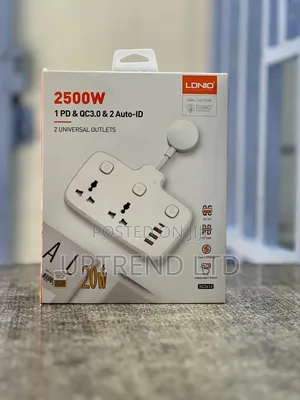 Ldnio With Two Power Sockets and Usb a C , C to C 2500 W