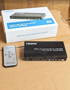 Optimal 4x1 Hdmi Quad Multiviewer, Screen Segmentation