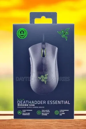 Razer Deathadder Essential Wired Optical Gaming Mouse Black 6400 Dpi.