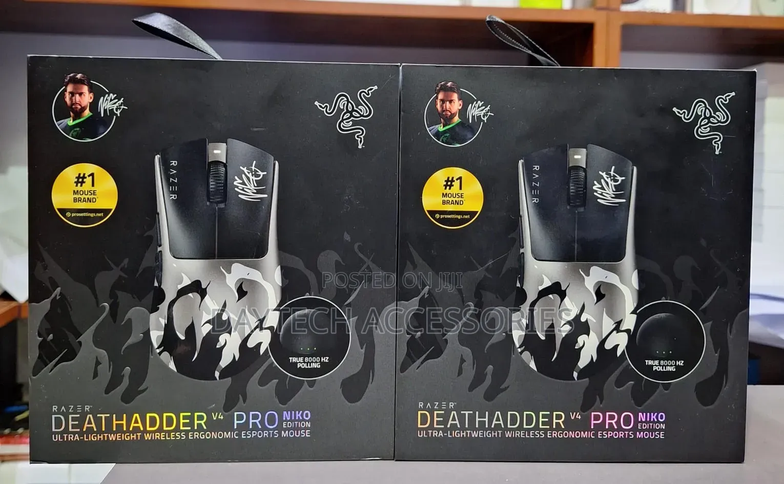 Razer Deathadder V4 Pro Niko Wireless Ergonomic Esports Gaming Mouse.