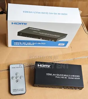 Hdmi 4×1 Quad Multiviewer Screen Segmentation