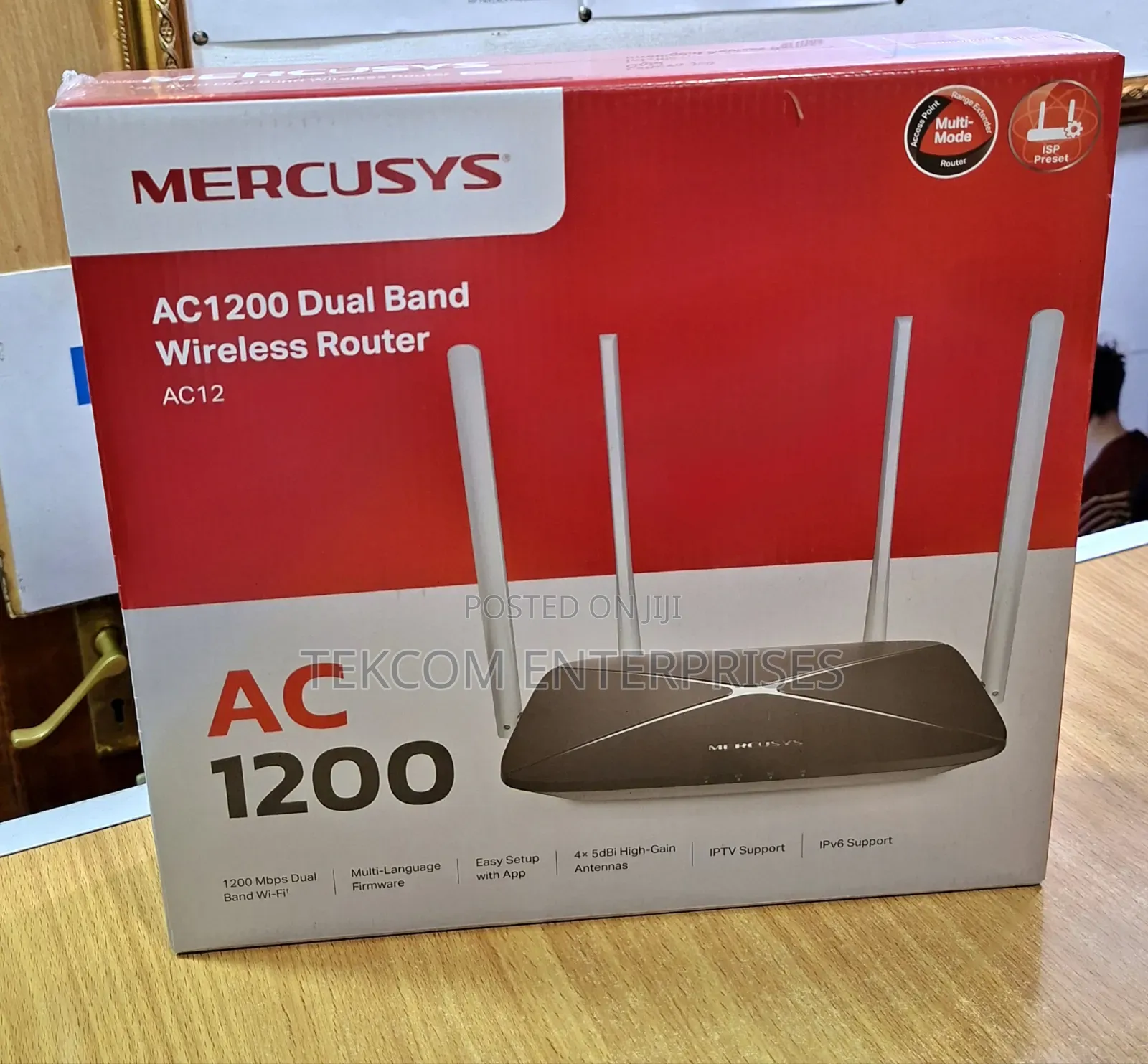 Mercusys Ac12 Ac1200 Dual Band Wifi Router