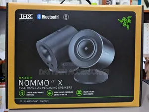 The Razer Nommo V2 X Full-range 2.0 Pc Gaming Speaker System.
