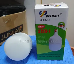 Dplight 20w Rechargeable Led Bulb, Battery Life 6-8hrs