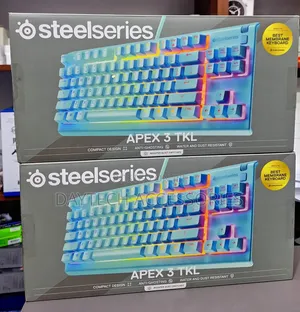The Steelseries Apex 3 TKL Gaming Keyboard.