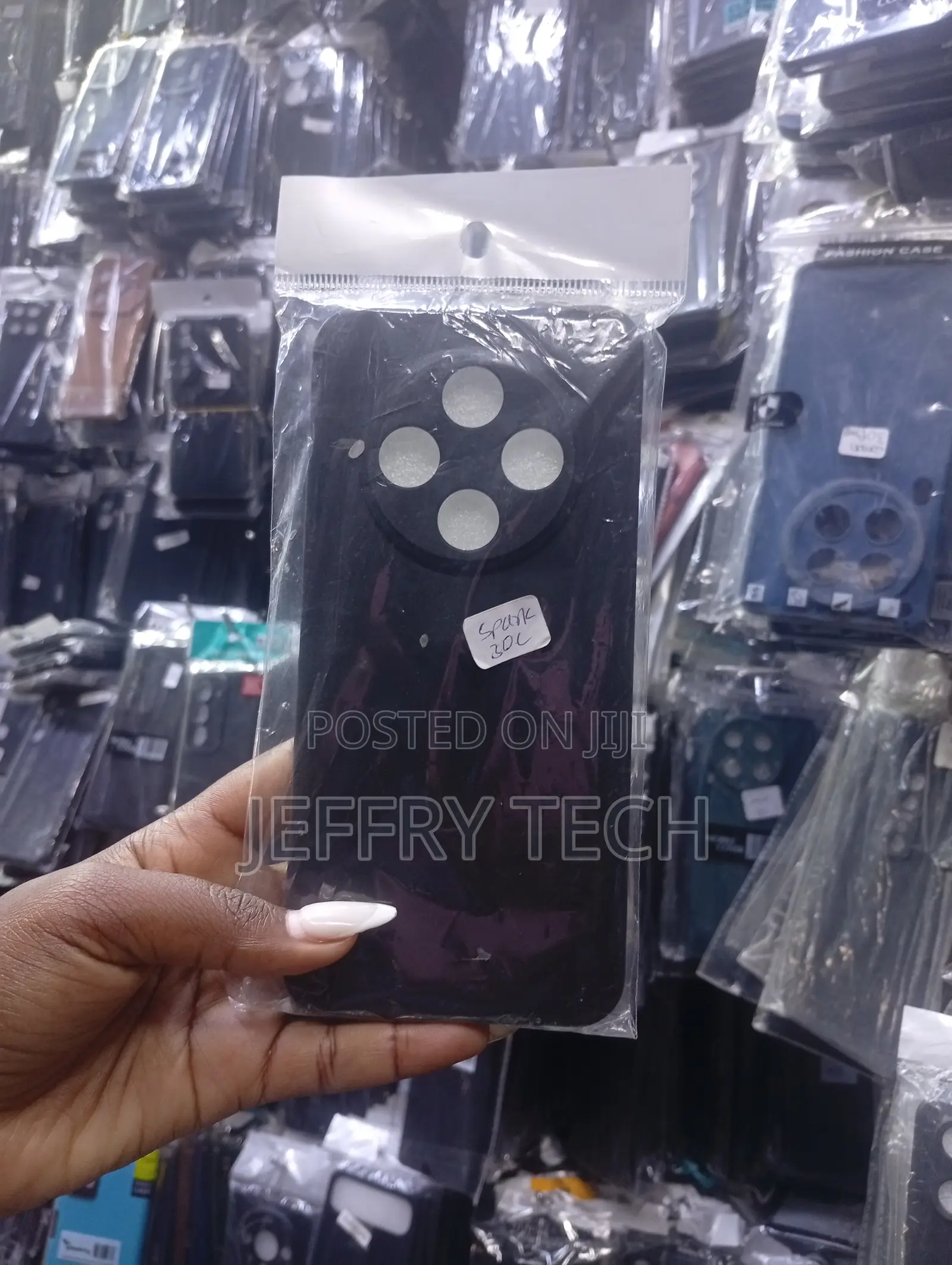 Tecno Spark 30c Black Tpu Phone Case