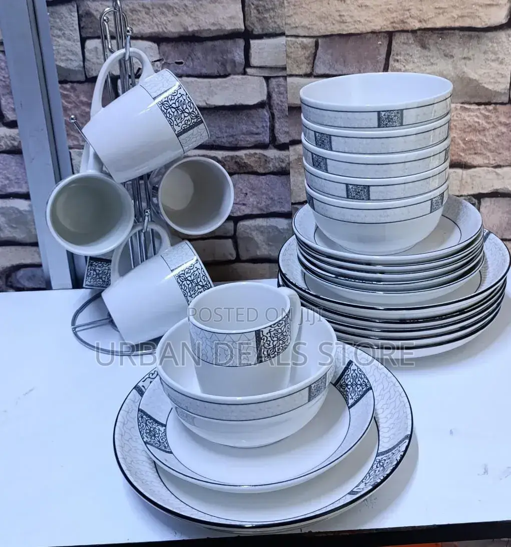 24pcs Stylish Opal Dinner Set