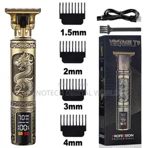 Usb Lcd Power Display Vintage T9 Hair Trimmer Cordless Hair Cutter