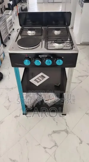 With Electric Plates Nunix 3+1 Cooker With Shelves