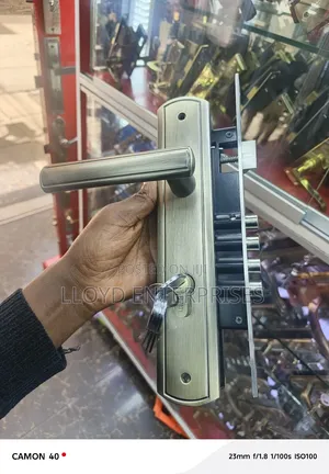 Fealty Door Lock - Plain Steel Door Lock
