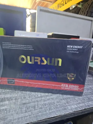 Din80 Oursun Efb Start-Stop Battery