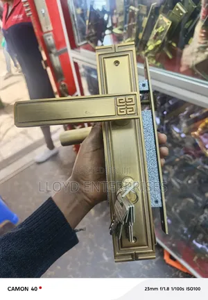 New 20188 Gold Steel Door Lock