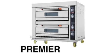 Commercial Electric Oven 2 Deck Four Trays